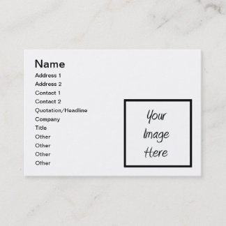 Create Your Own - Customise Blank Business Card