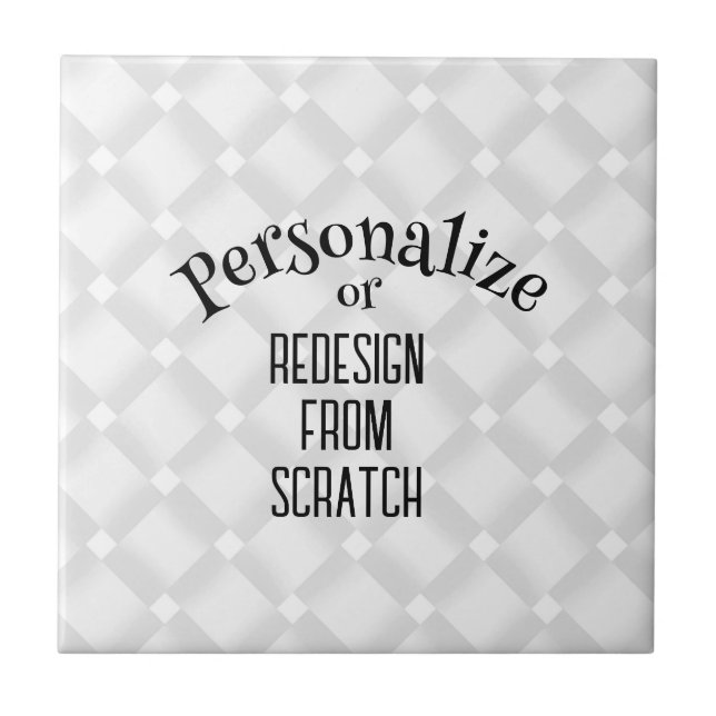 Create Your Own - Customise This Ceramic Tile (Front)