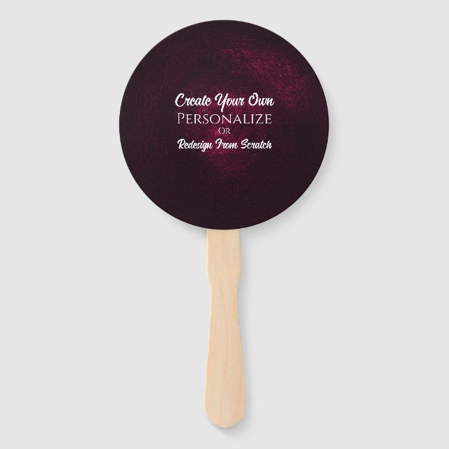 Create Your Own! Customise This Hand Fan (Front)