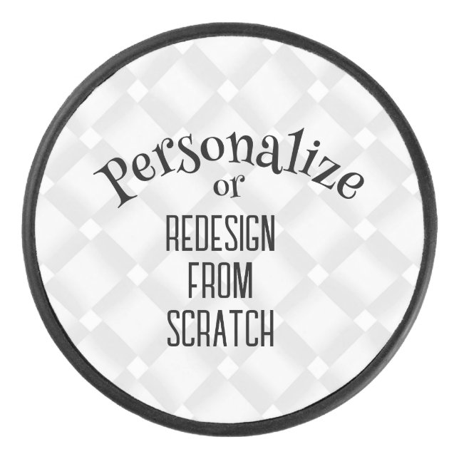 Create Your Own - Customise This Hockey Puck (Front)