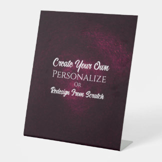 Create Your Own! Customise This Pedestal Sign