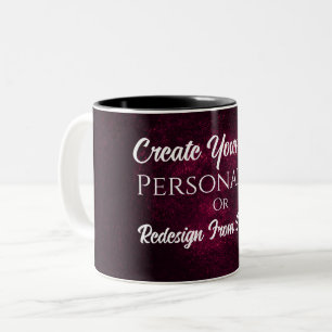 Create Your Own! Customise This Two-Tone Coffee Mug
