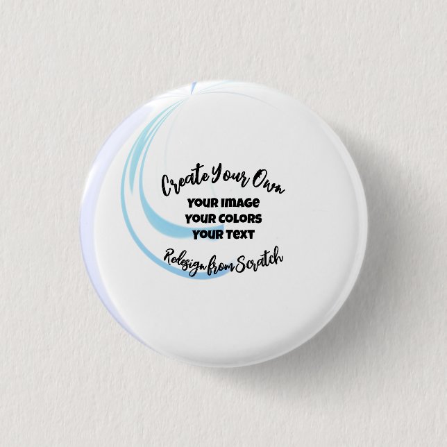 Create Your Own Customised 3 Cm Round Badge (Front)