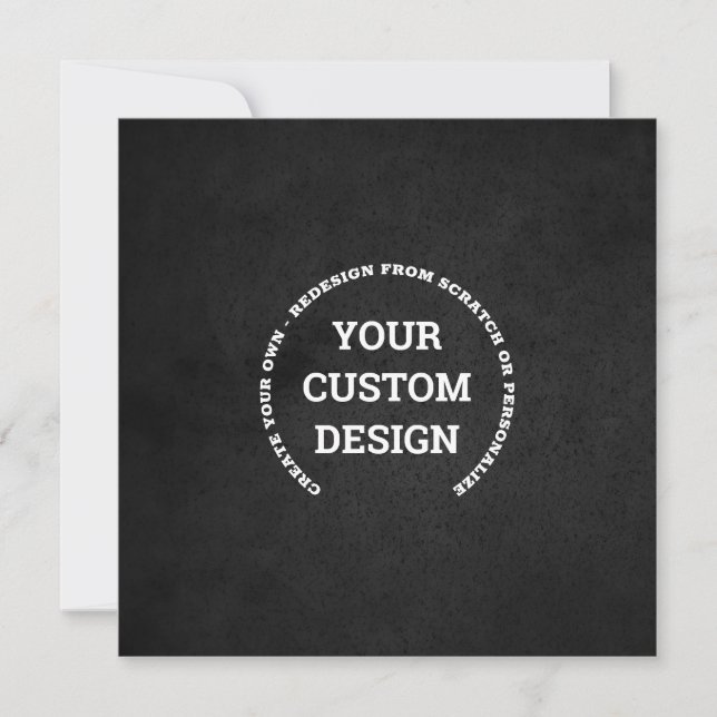 Create Your Own Customised Card (Front)
