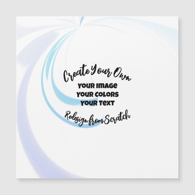Create Your Own Customised Card (Front)