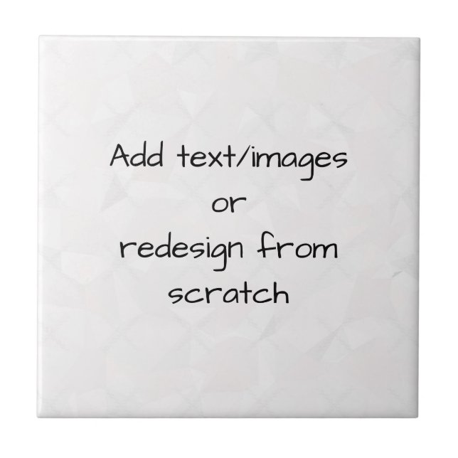 Create Your Own Customised Ceramic Tile (Front)