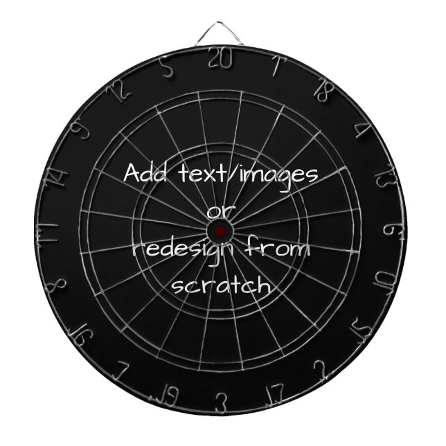 Create Your Own Customised Dartboard (Front)