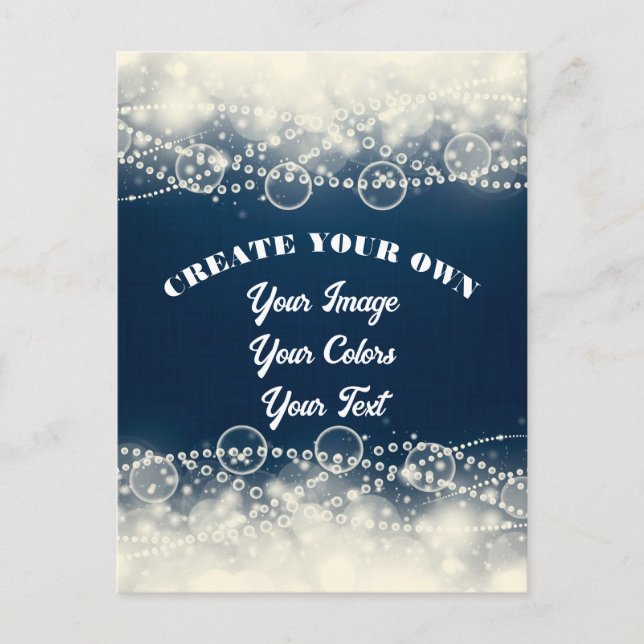 Create Your Own Customised Invitation Postcard (Front)