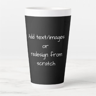 Create Your Own Customised Latte Mug