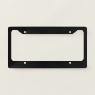 Create Your Own Customised Licence Plate Frame