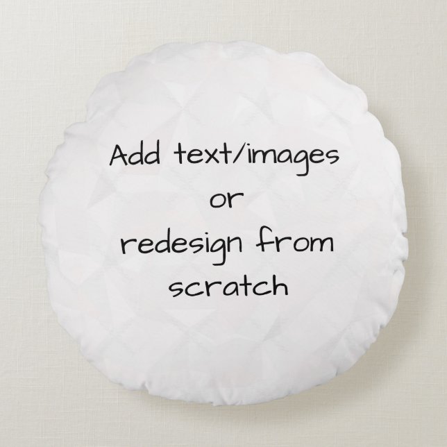 Create Your Own Customised Round Cushion (Front)