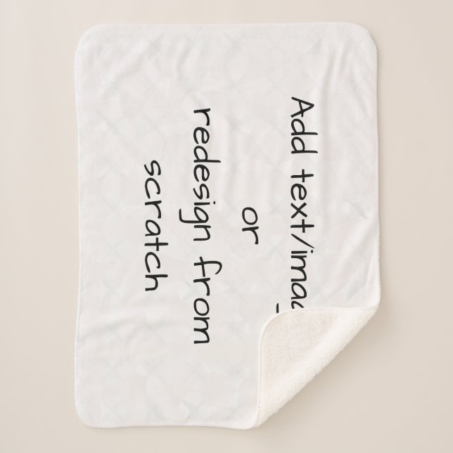 Create Your Own Customised Sherpa Blanket (Front)
