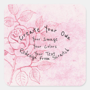 Create Your Own Customised Square Sticker