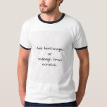 Create Your Own Customised T-Shirt<br><div class="desc">Create your own fully customised merch from scratch by replacing the background image currently displayed on this product with an image of your own! Add your own text if desired and choose your favourite colours and styles.</div>