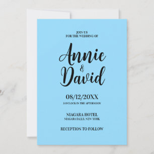 Create Your Own Customised Wedding Invitation