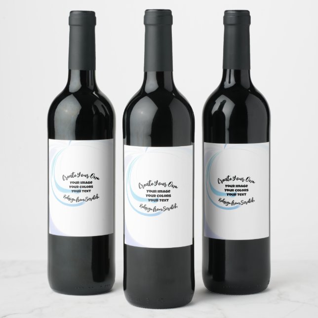 Create Your Own Customised Wine Label (Bottles)
