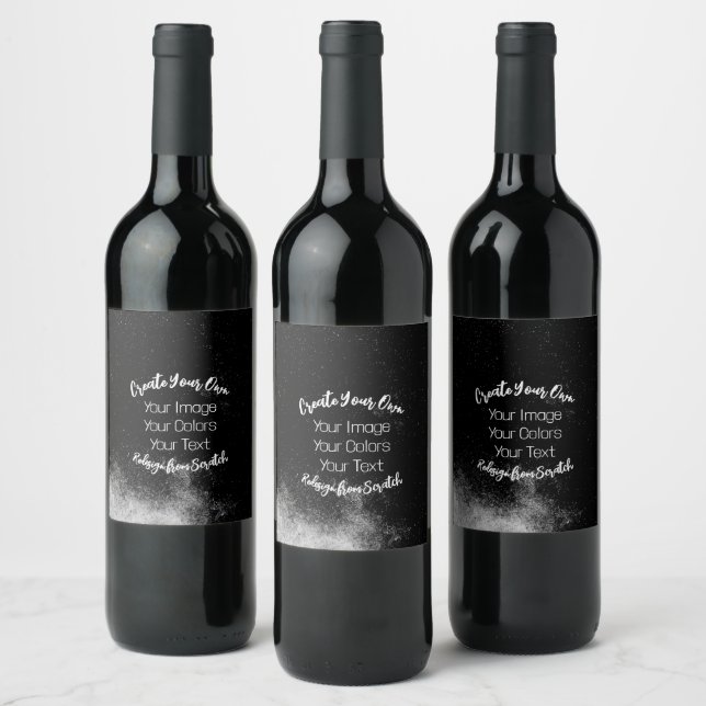Create Your Own Customised Wine Label (Bottles)