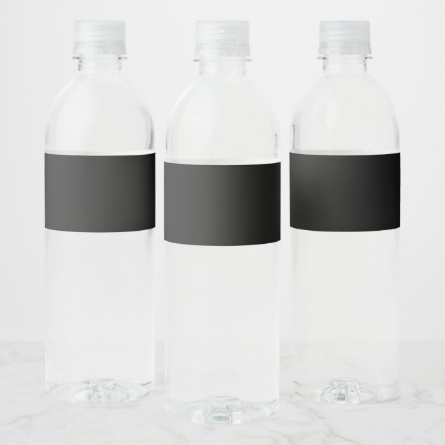CREATE YOUR OWN - CUSTOMIZABLE BLANK WATER BOTTLE LABEL (Bottles)