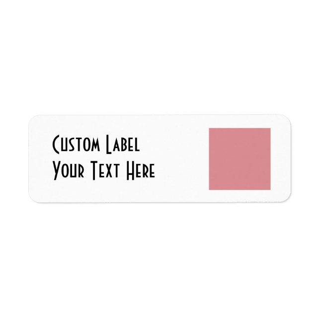 CREATE YOUR OWN CUSTOMIZED RETURN ADDRESS LABEL (Front)