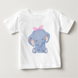 Create Your Own Cute Elephant Baby T-Shirt