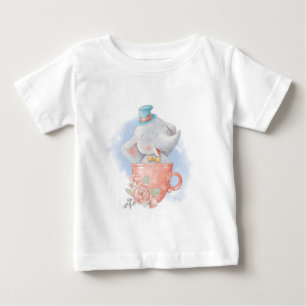 Create Your Own Cute Elephant Tea Cup Baby T-Shirt