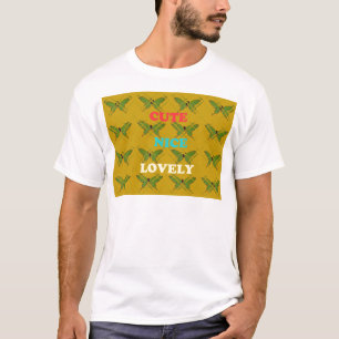 Create Your Own Cute Nice Lovely Vintage Butterfly T-Shirt