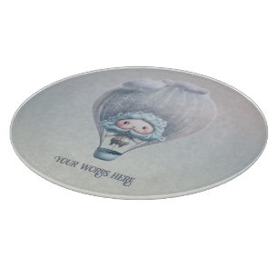 Create Your Own Cute Silly Hot Air Balloon Ride Cutting Board