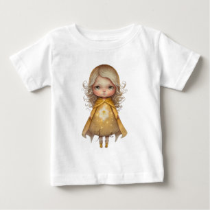 Create Your Own Cute Starlight Girl Baby T-Shirt