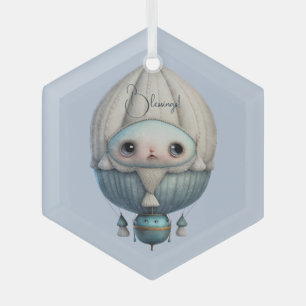 Create Your Own Cute Steampunk Hot Air Balloon Glass Tree Decoration