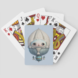Create Your Own Cute Steampunk Hot Air Balloon Playing Cards