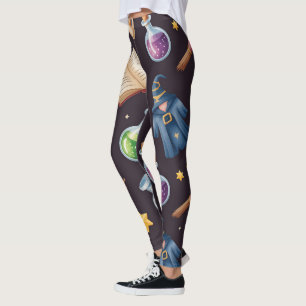 Create Your Own Cute Wizard Supplies Brown Leggings