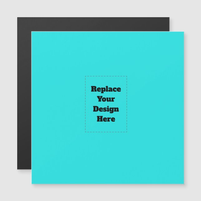Create Your Own cyan (Front/Back)