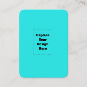 Create Your Own cyan Business Card