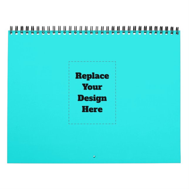Create Your Own cyan Calendar (Cover)