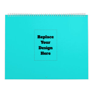 Create Your Own cyan Calendar
