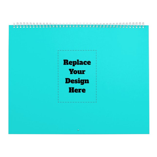 Create Your Own cyan Calendar (Cover)