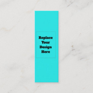 Create Your Own cyan Calling Card