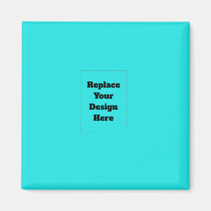 Create Your Own cyan Magnet