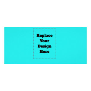 Create Your Own cyan Rack Card