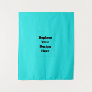 Create Your Own cyan Tapestry