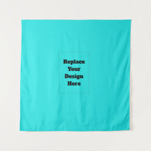 Create Your Own cyan Tapestry
