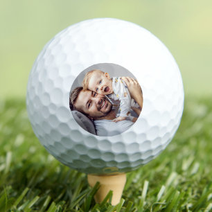 Create Your Own Dad Photo Golf Balls