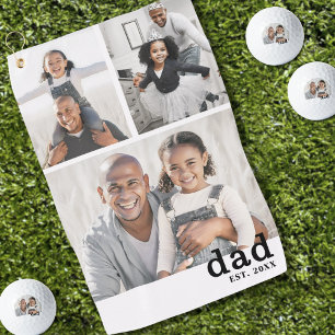 Create Your Own Dad Photo Golf Towel