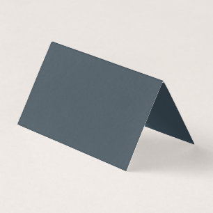 Create Your Own dark gray azure Folded Card