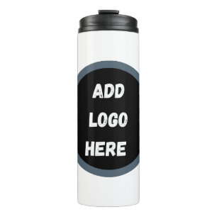 Create Your Own dark gray blue personalized Thermal Tumbler