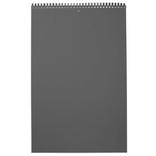 Create Your Own dark gray Custom Design Calendar