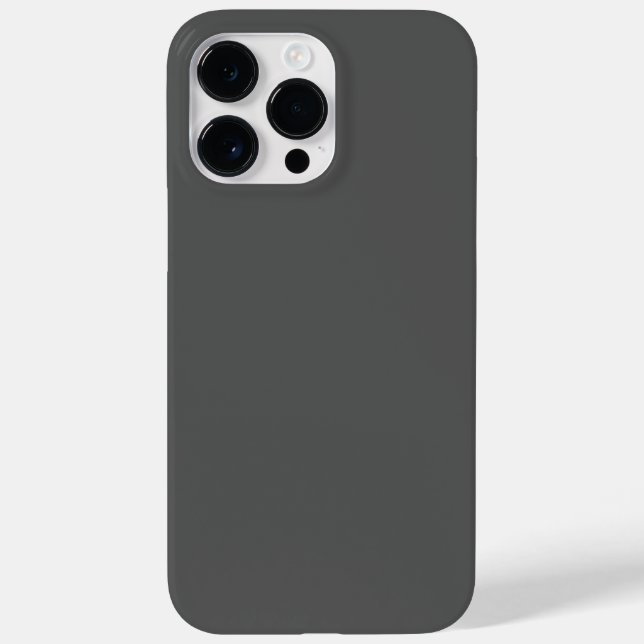 Create Your Own dark gray Custom Design Case-Mate iPhone Case (Back)