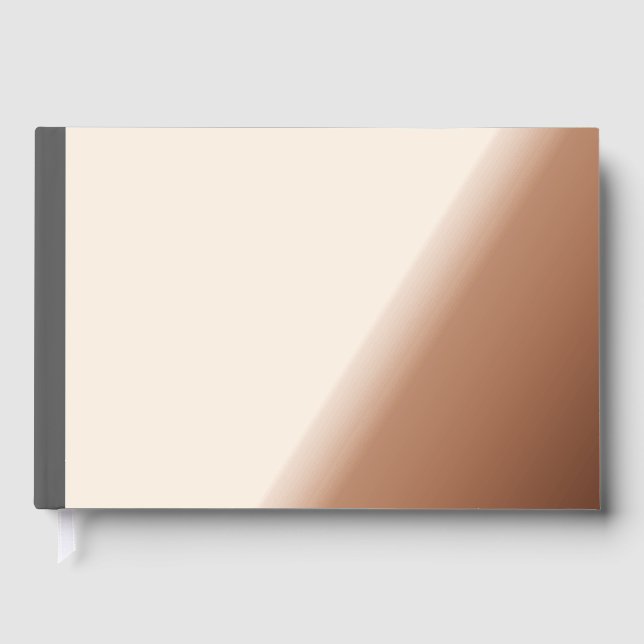 Create Your Own dark gray Custom Design Guest Book (Front)