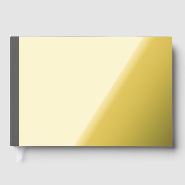 Create Your Own dark gray Custom Design Guest Book (Front)