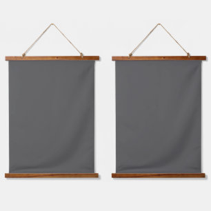 Create Your Own dark gray Custom Design Hanging Tapestry